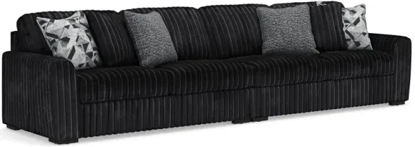 Midnight-Madness Corduroy Sectional Sofa
