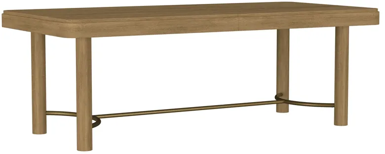Arini 104-inch Extension Leaf Dining Table Sand Wash