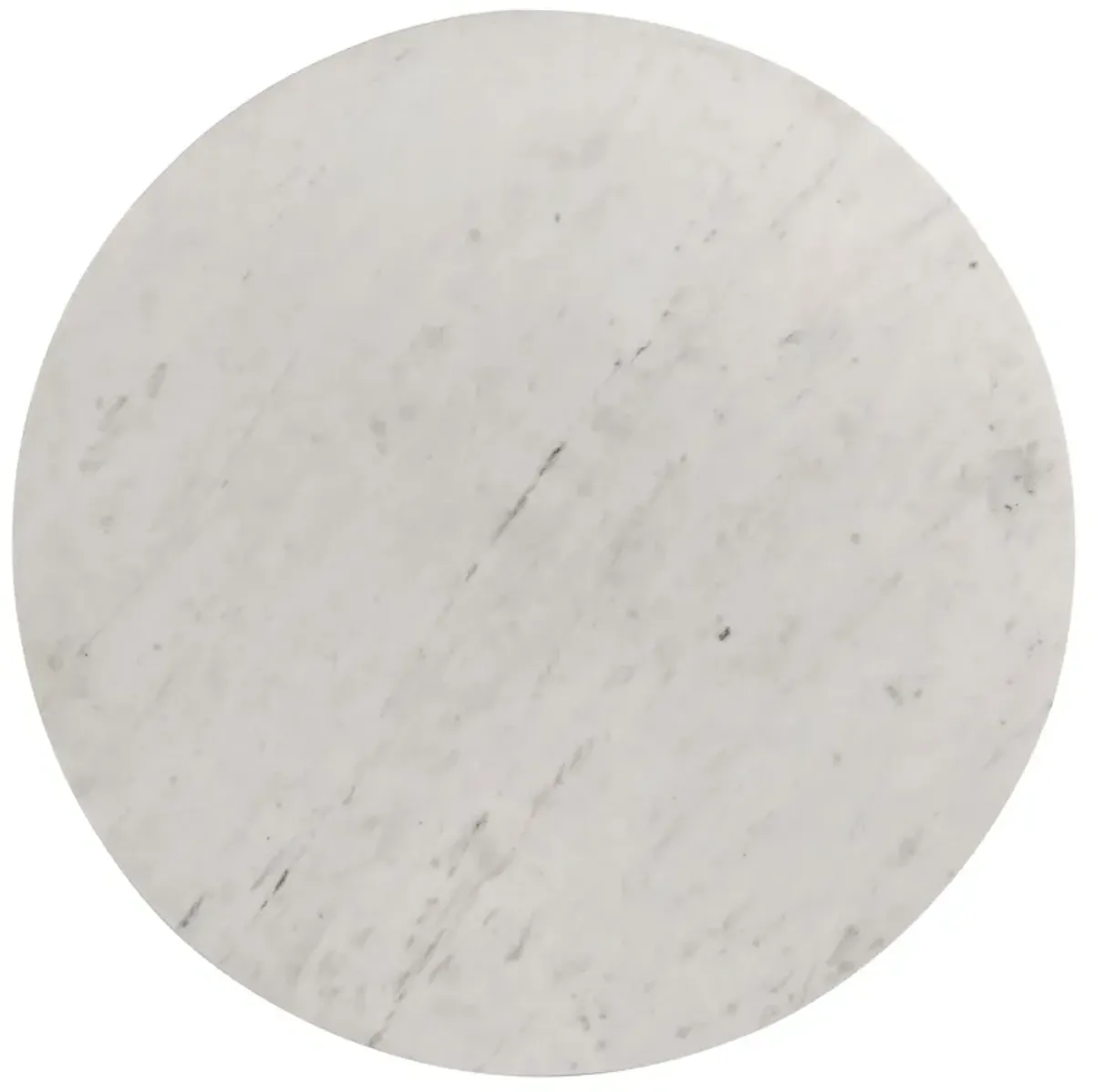 Astoria Round Genuine Marble Coffee Table White