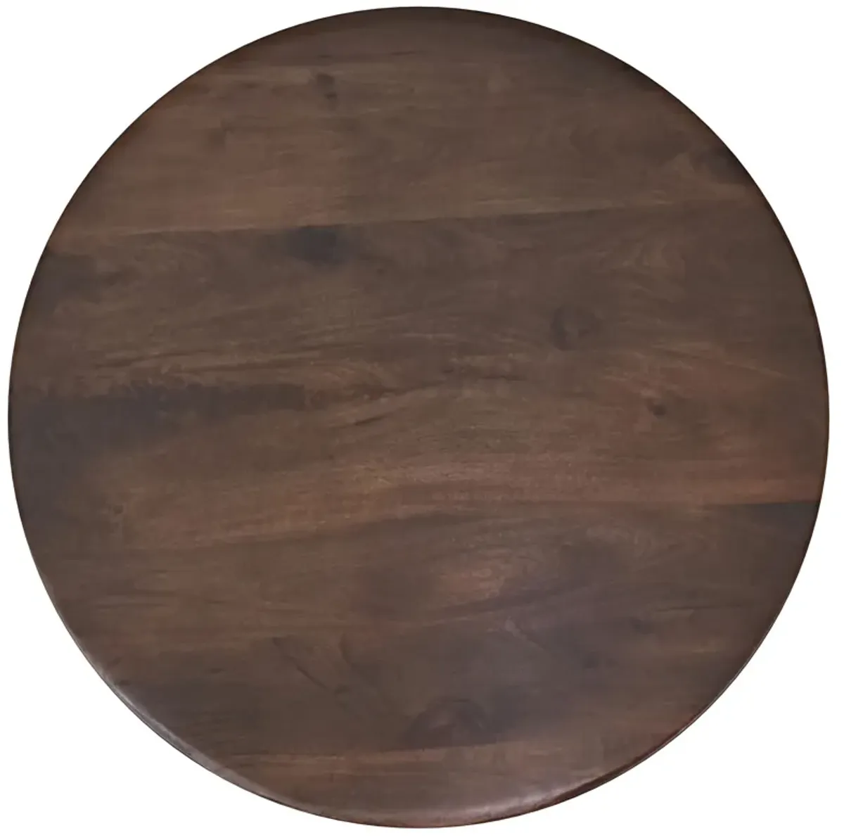 Dale Round Solid Mango Wood Coffee Table Brown