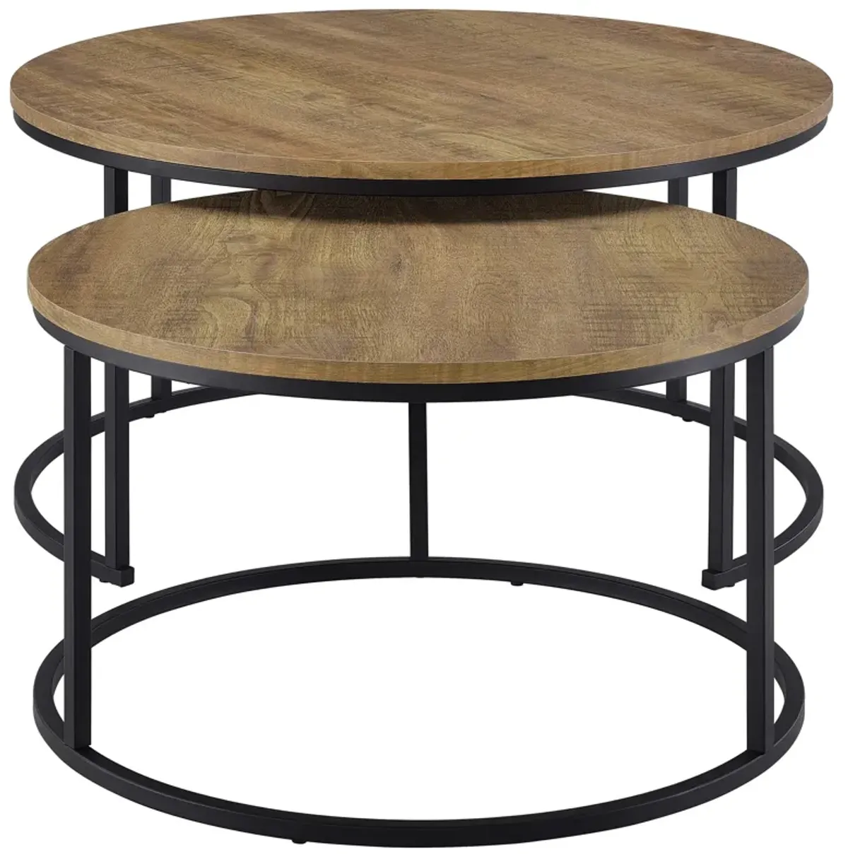 Lainey 2-piece Round Nesting Coffee Table Mango