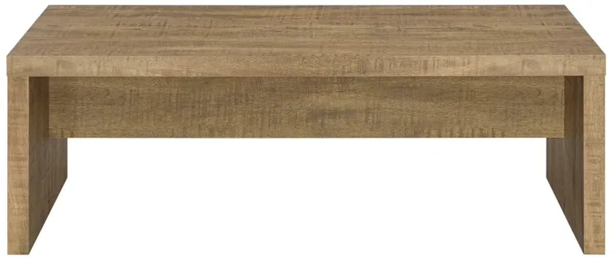Lynette Rectangular Engineered Wood Coffee Table Mango