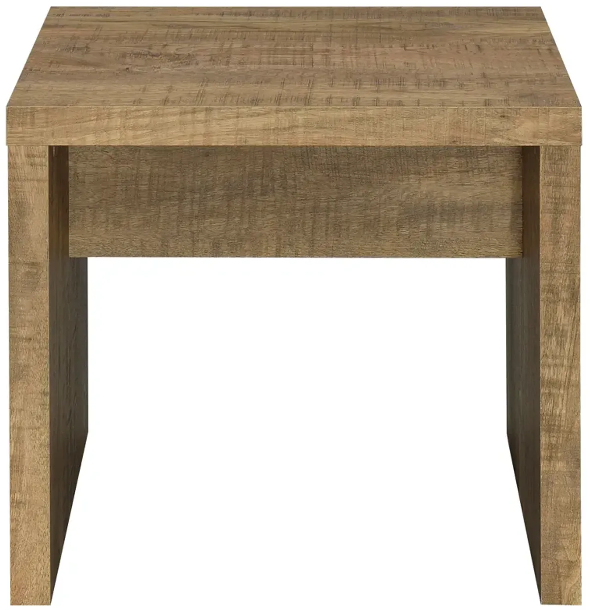 Lynette Square Engineered Wood End Table Mango