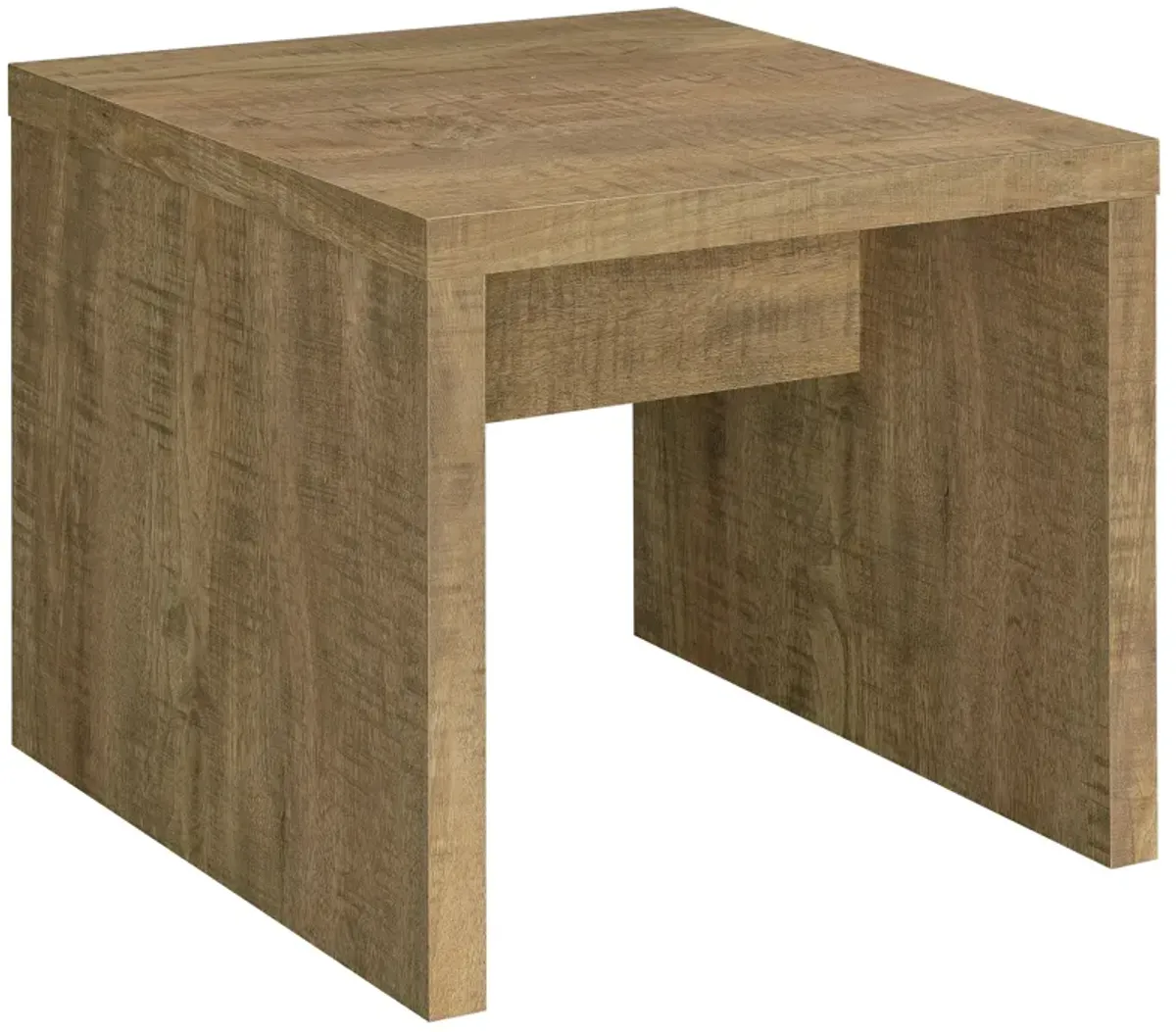 Lynette Square Engineered Wood End Table Mango