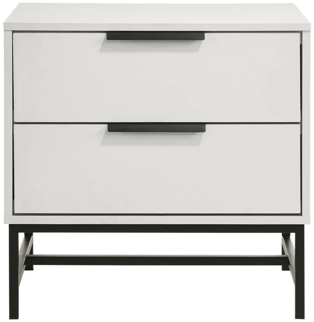 Sonora 2-drawer Nightstand Bedside Table White