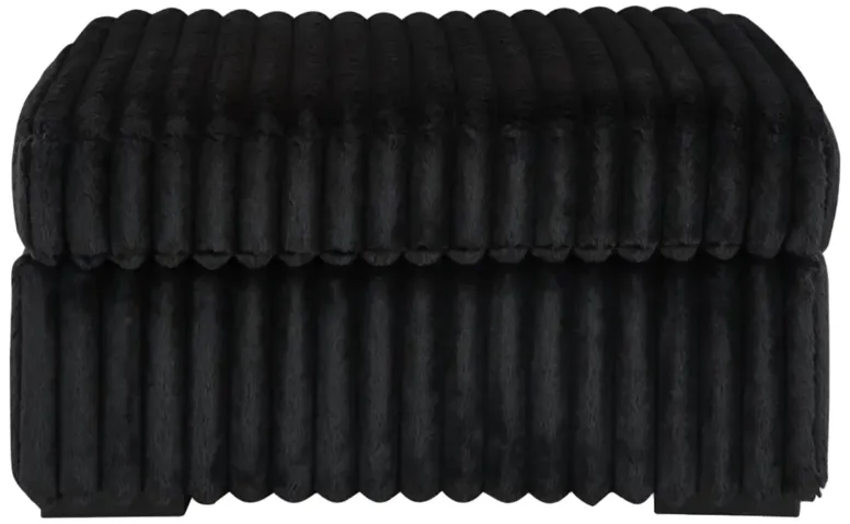 Midnight-Madness Oversized Accent Ottoman