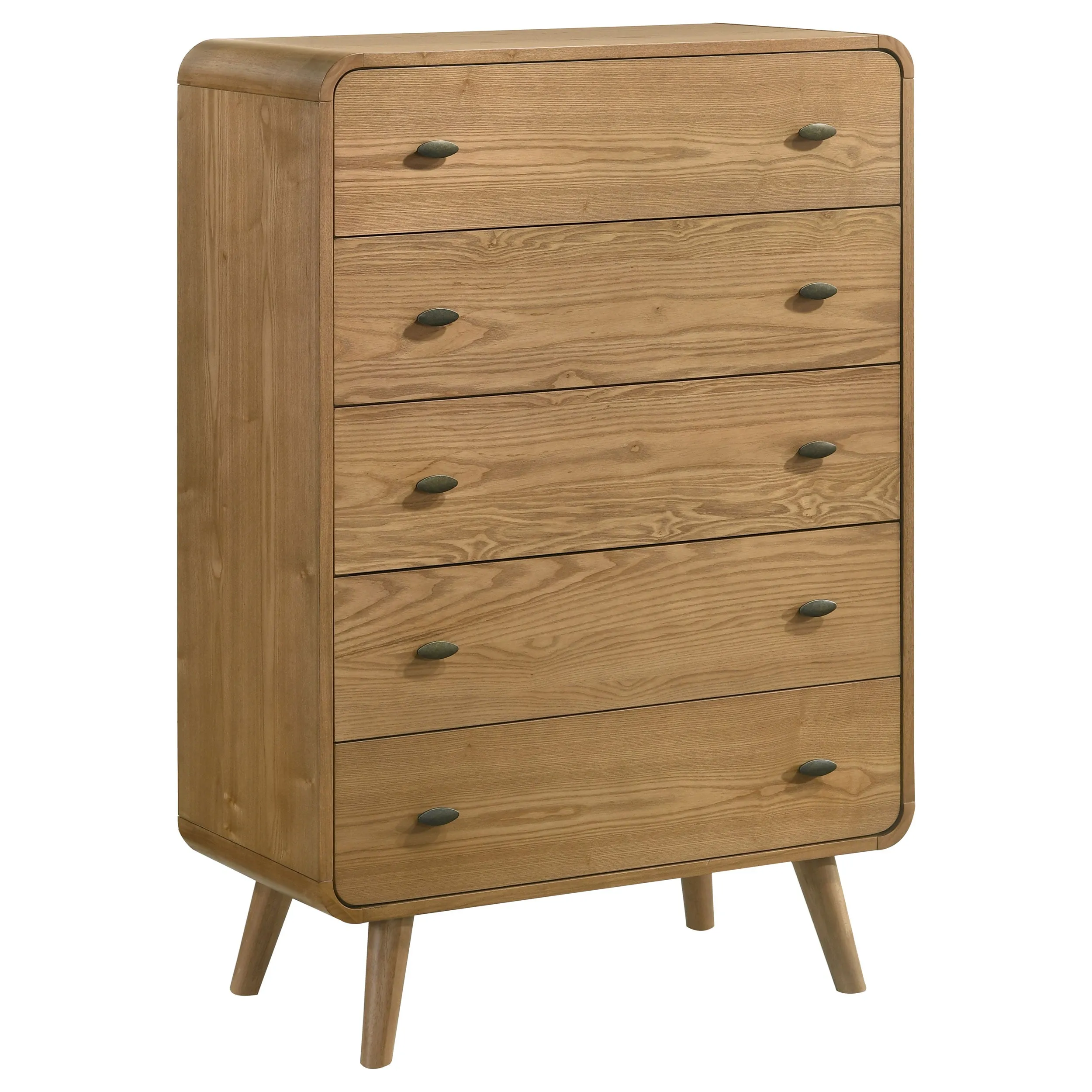 Robyn 5-drawer Light Ash Bedroom Chest of Drawers