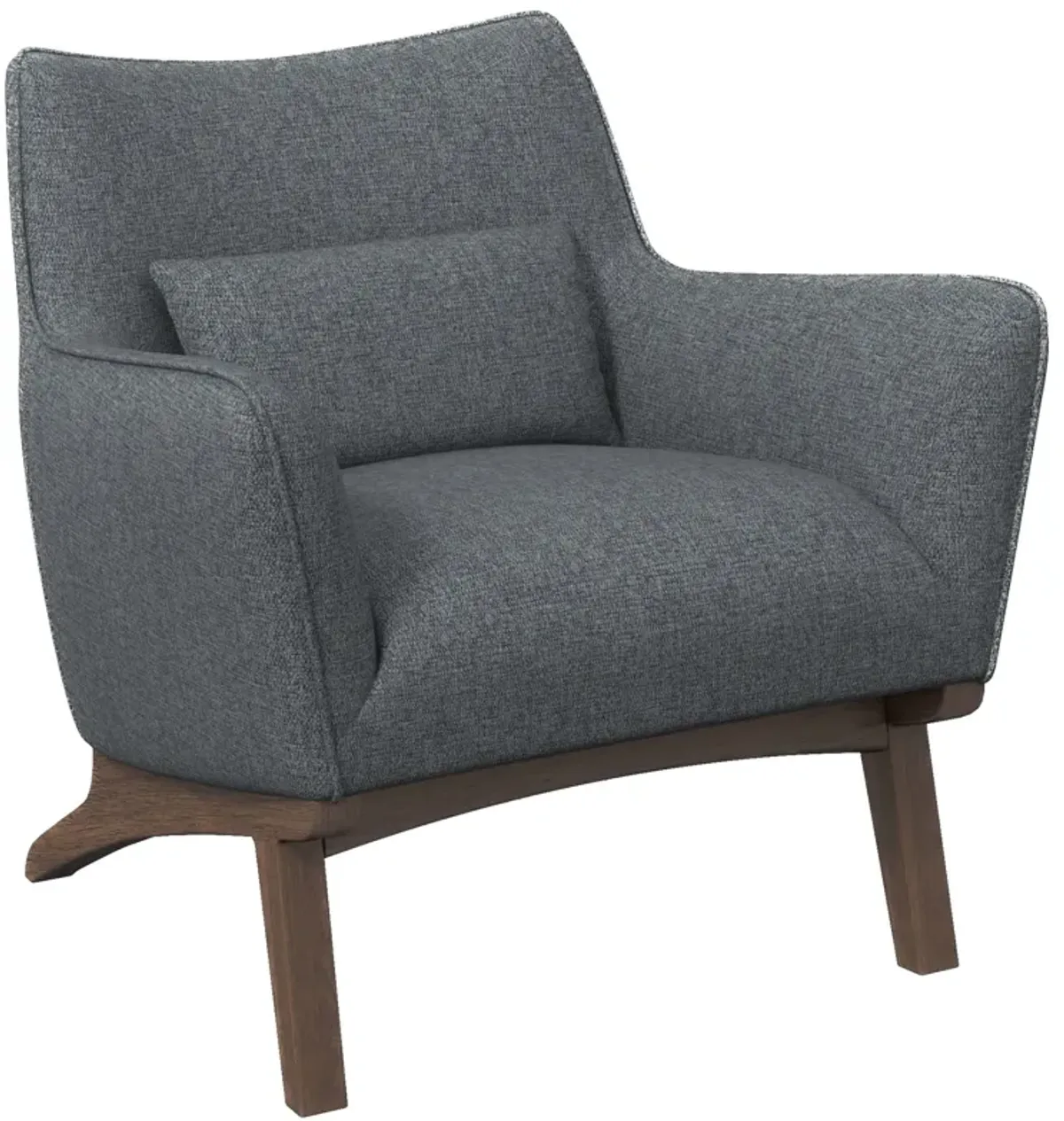 Casper Gray Linen Lounge Chair