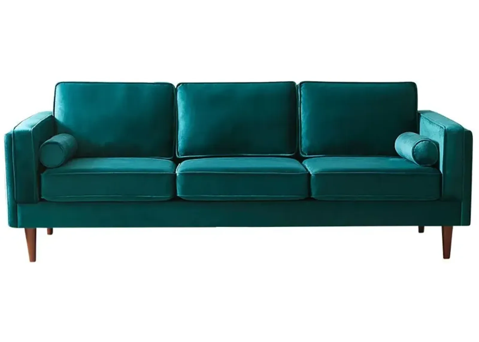 Fordham Teal Velvet Sofa