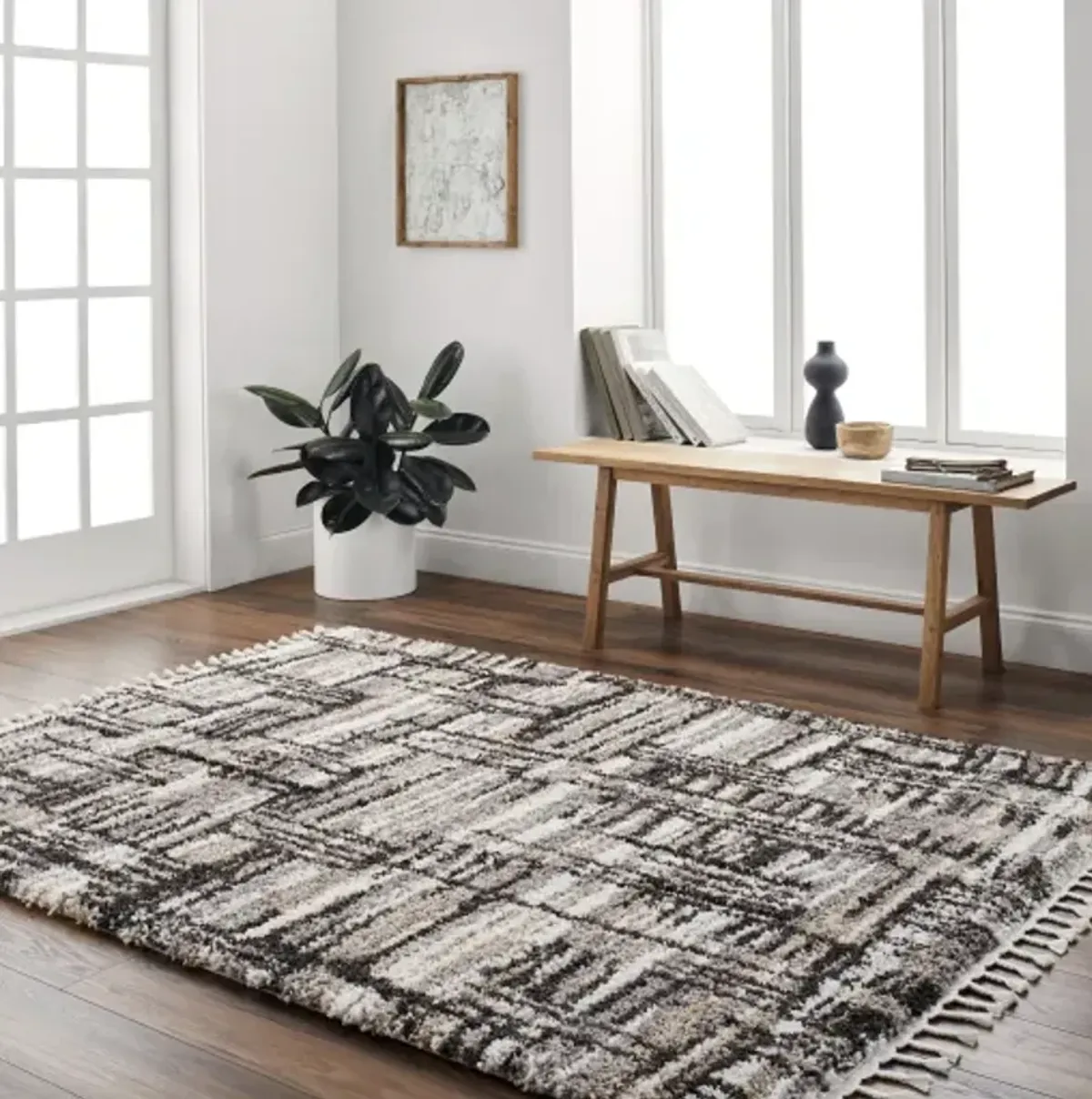 Jakarta JKT-2307 7'10" x 10' Machine Woven Rug