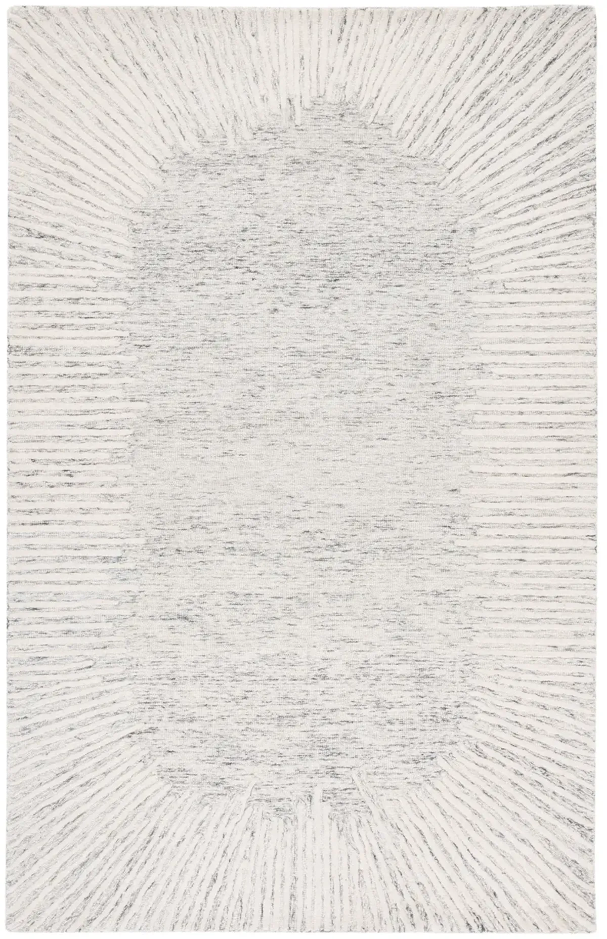 ABSTRACT Hand Tufted 9' x 12' area rug