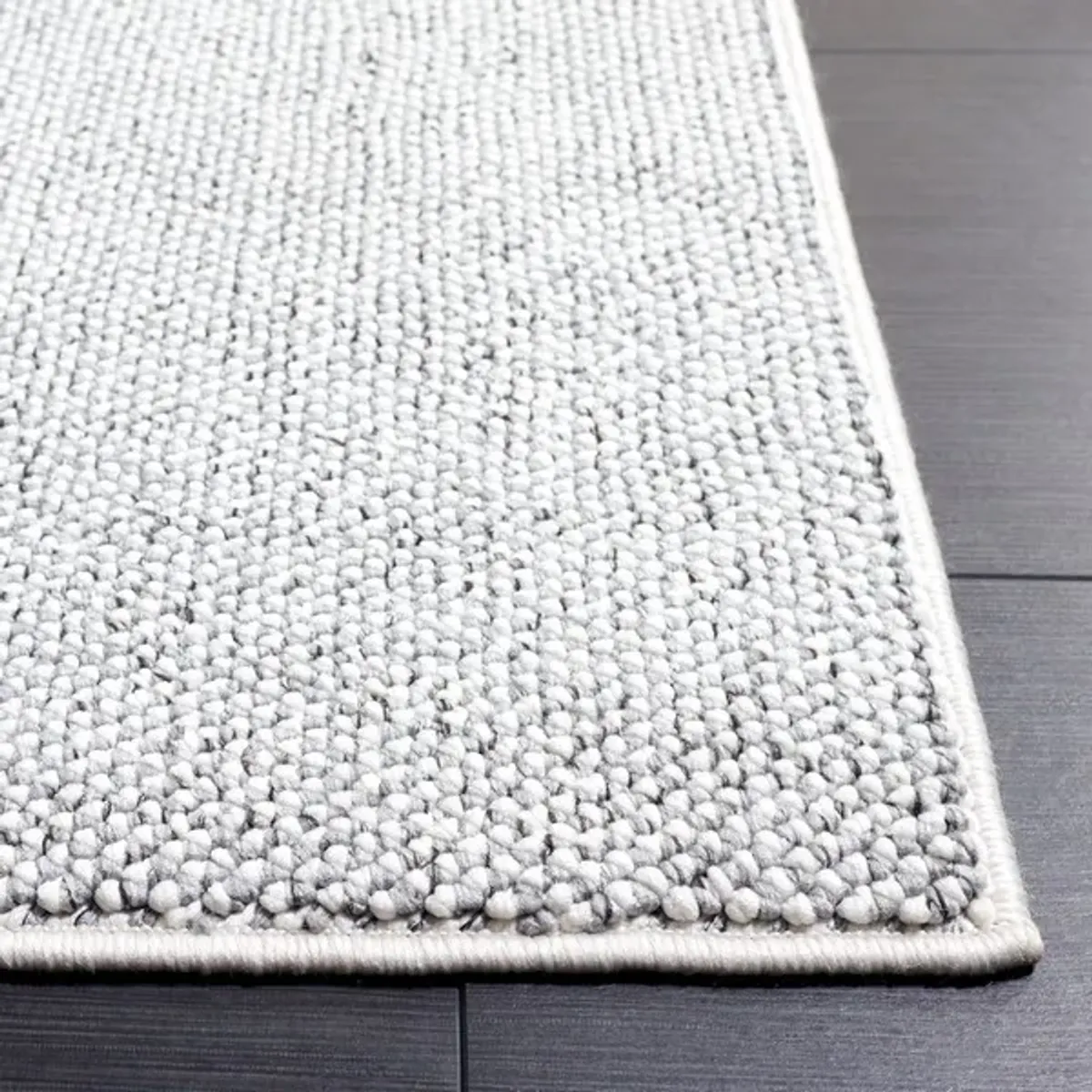 RIVER 600 Grey 8' X 10' Large Rectangle Rug