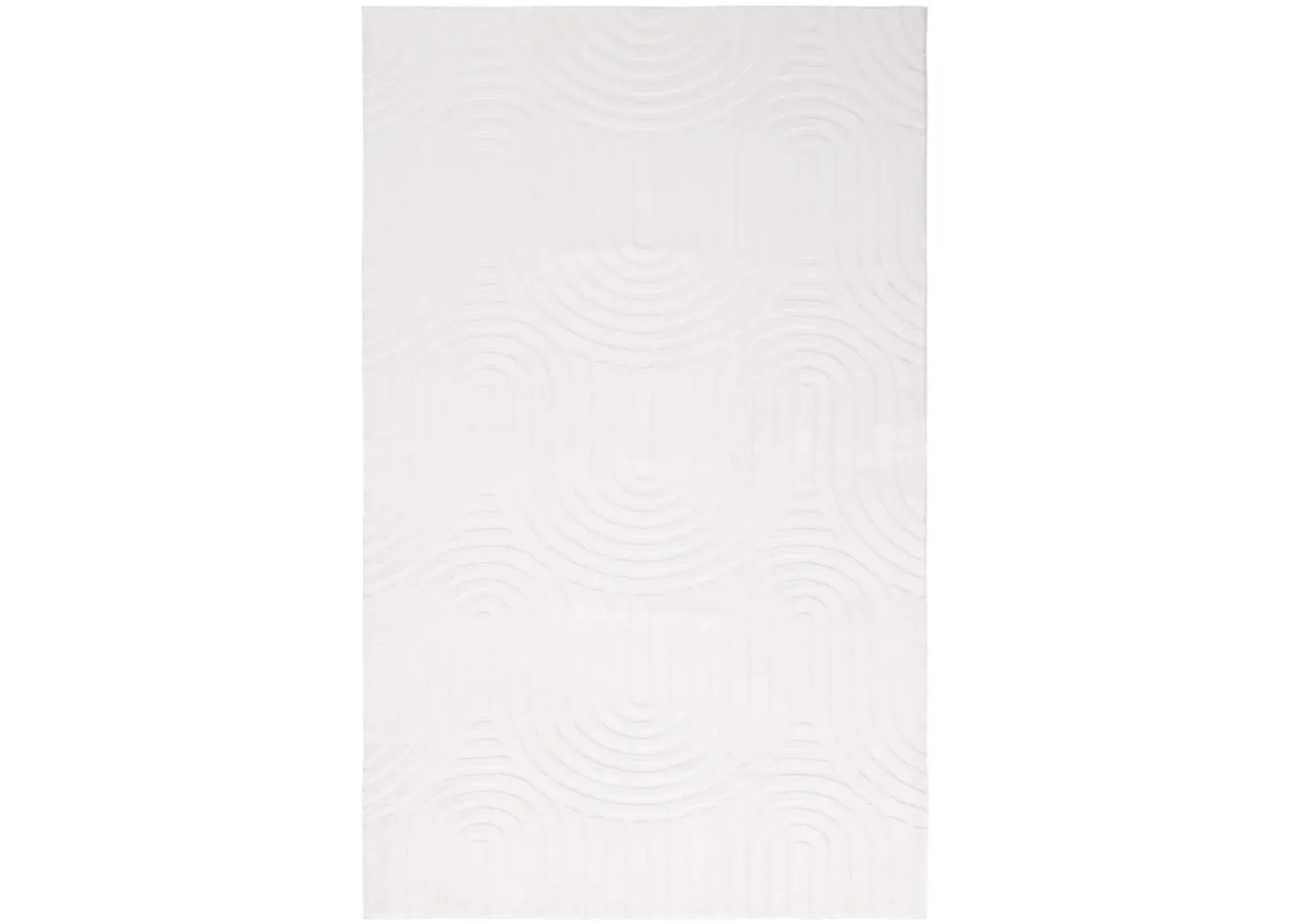 FAUX RABBIT FUR 881 IVORY 2' x 3' Accent Rug