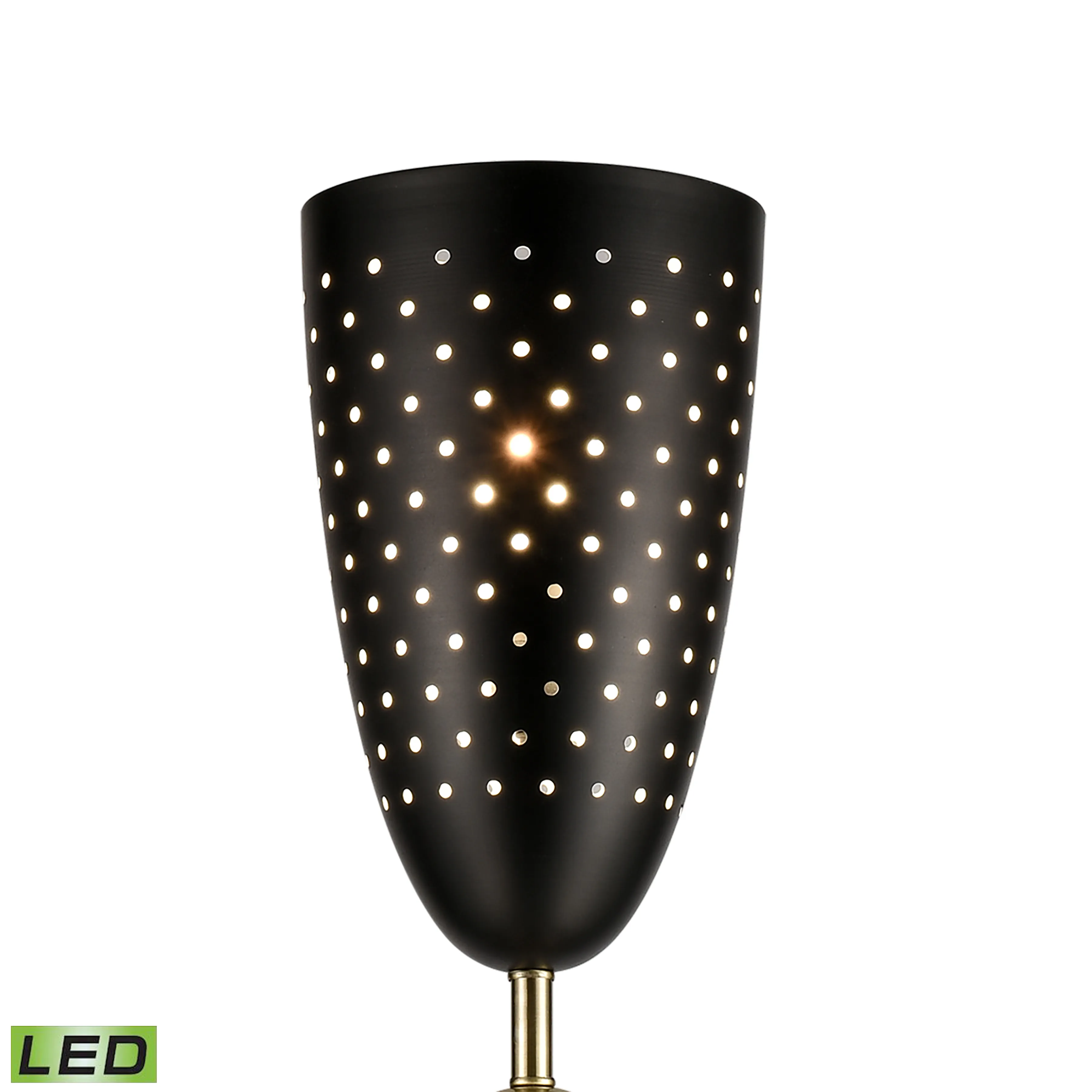 Amulet 69.5'' High 1-Light Floor Lamp - Black - Includes LED Bulb