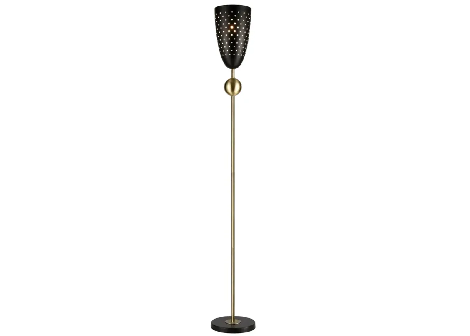 Amulet 69.5'' High 1-Light Floor Lamp - Black - Includes LED Bulb