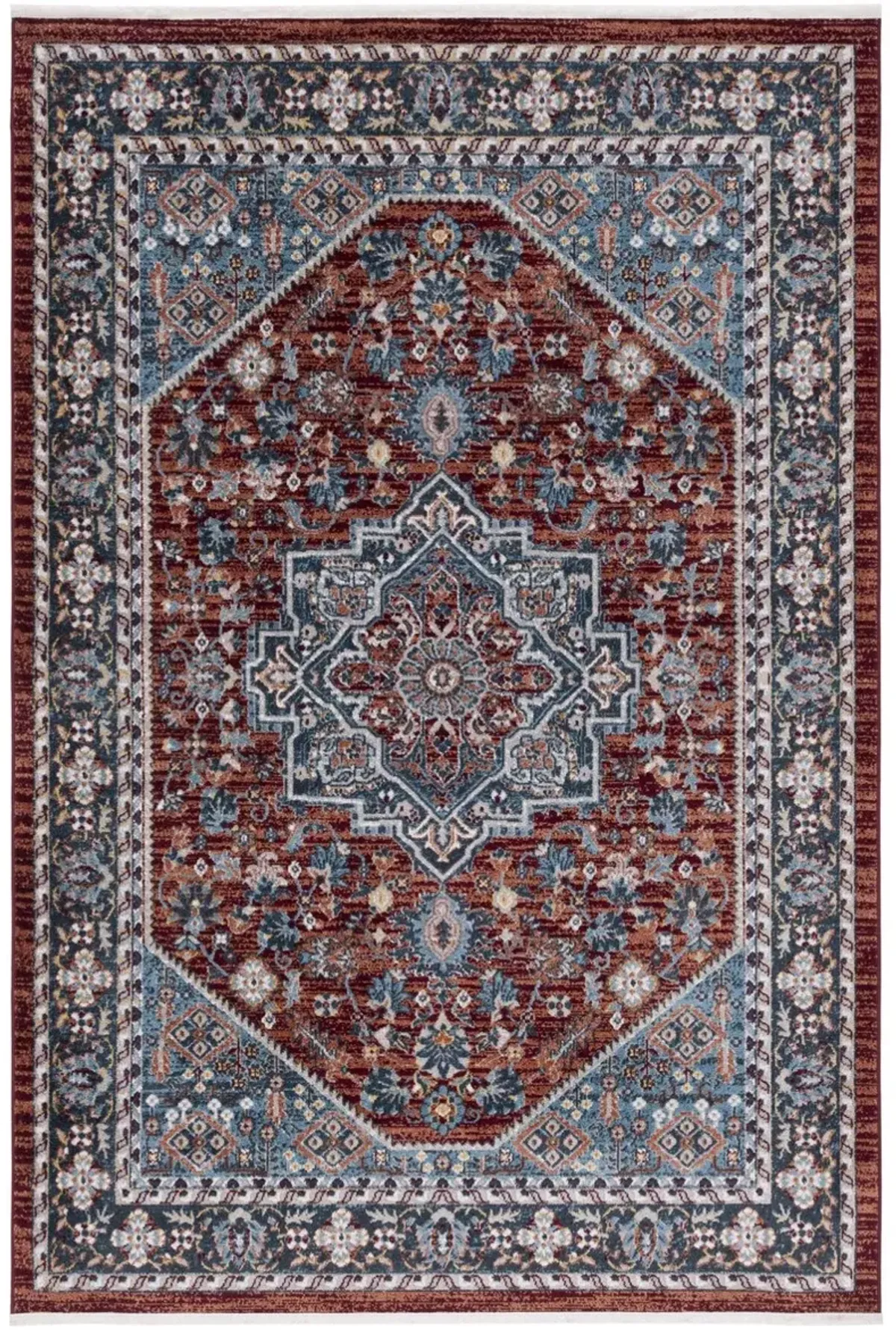 BAYSIDE 110 Red 4' X 6' Small Rectangle Rug