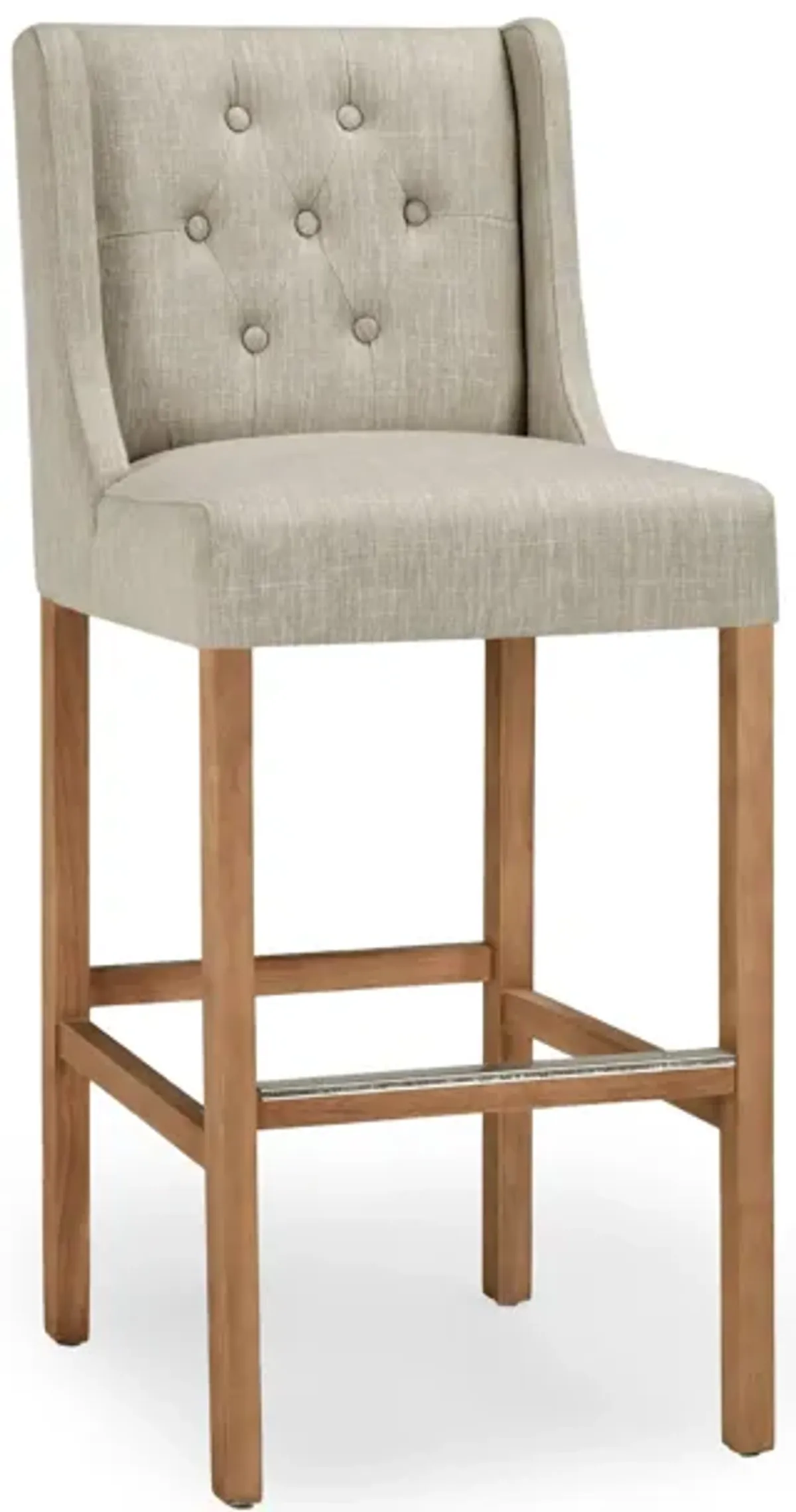 Karla Tufted 30 inch Barstool by Kosas Home