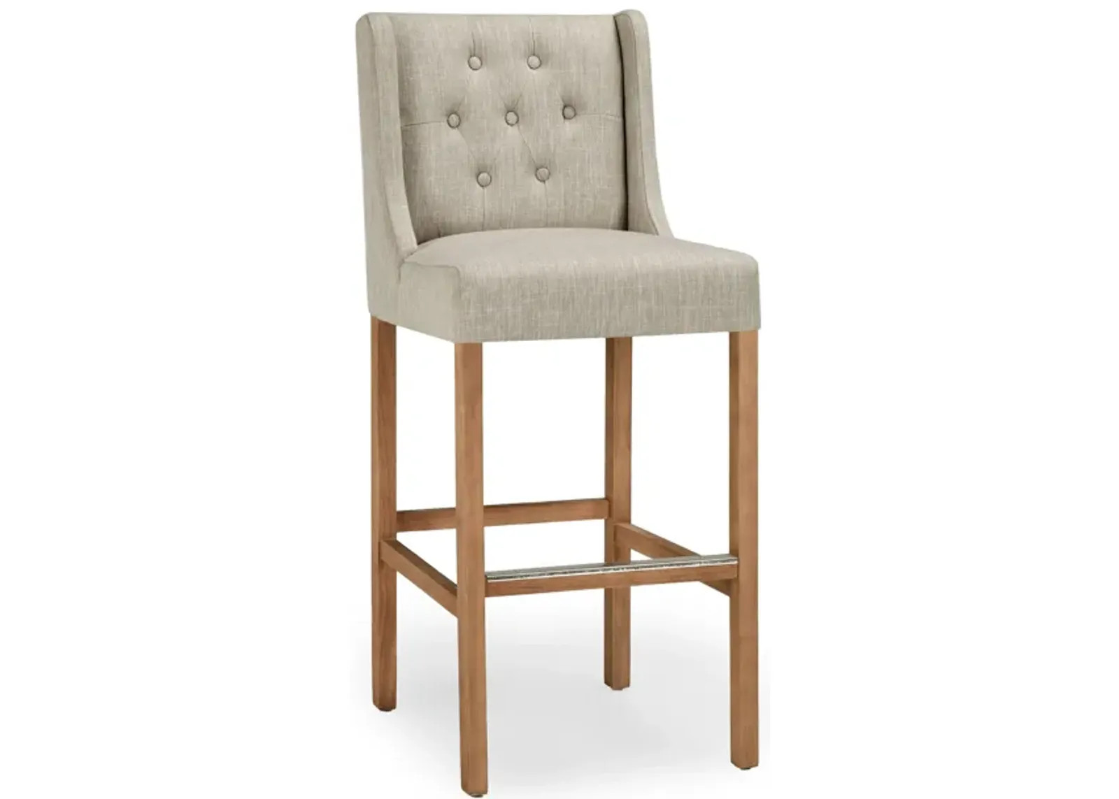 Karla Tufted 30 inch Barstool by Kosas Home