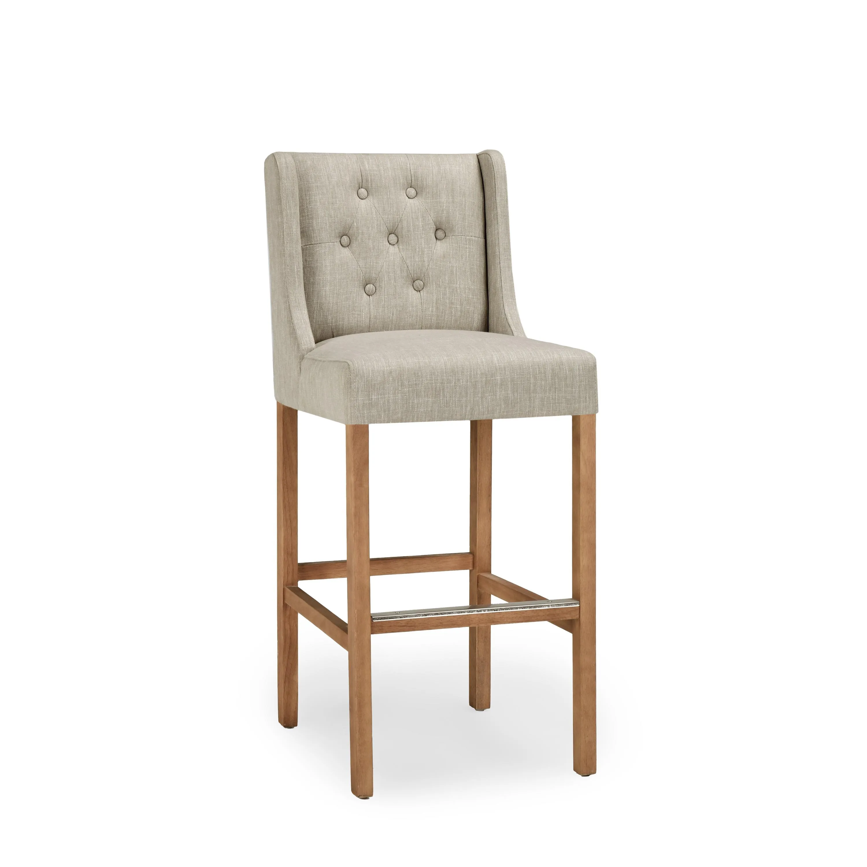 Karla Tufted 30 inch Barstool by Kosas Home