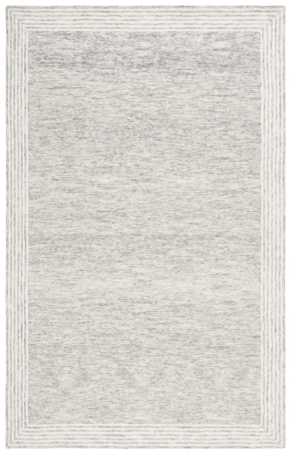 ABSTRACT Hand Tufted 8' x 10' area rug