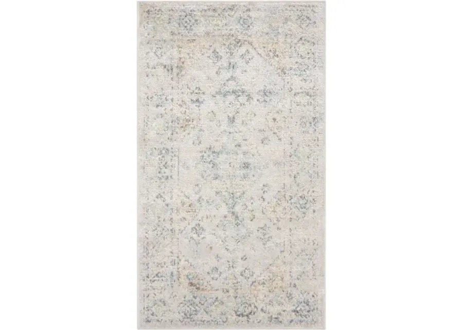 Lillian LLL-2352 2'7" x 7'3" Machine Woven Rug