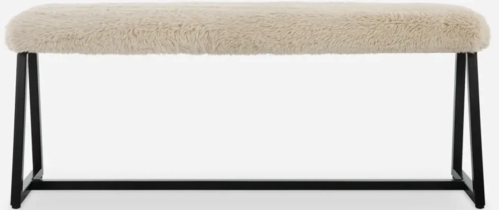 Taupo Sheepskin Bench