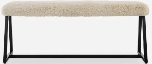 Taupo Sheepskin Bench