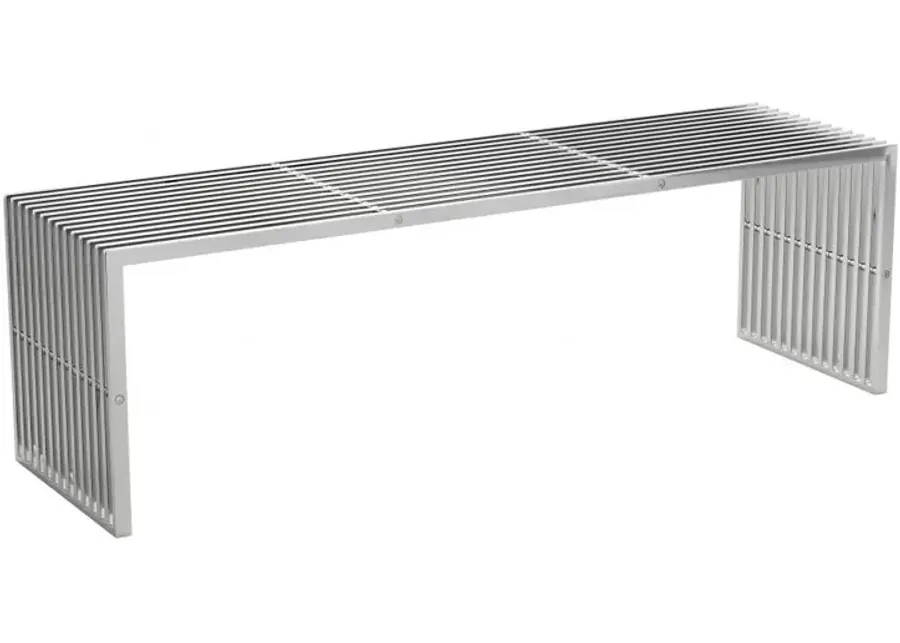 Tania Bench Silver