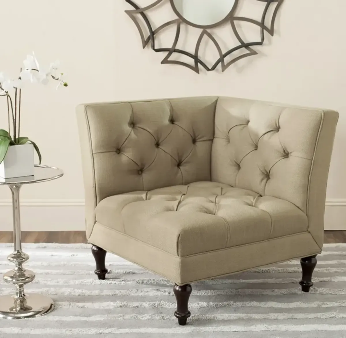 JACK TUFTED CORNER CHAIR 