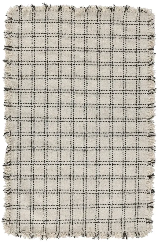 Bradbury Wool Check Ivory/Black 