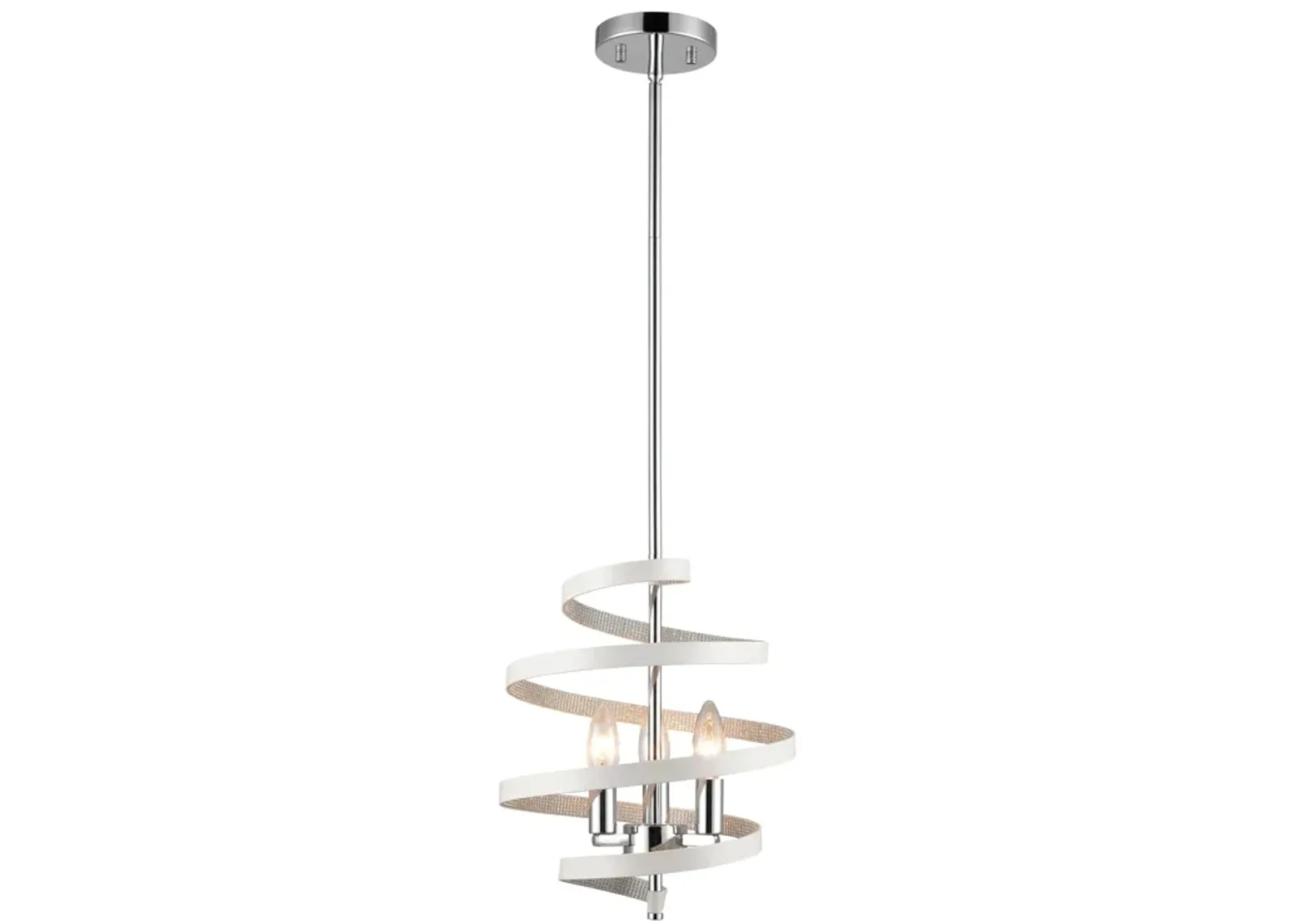 Venue 11" Wide 3-Light Pendant - Chrome