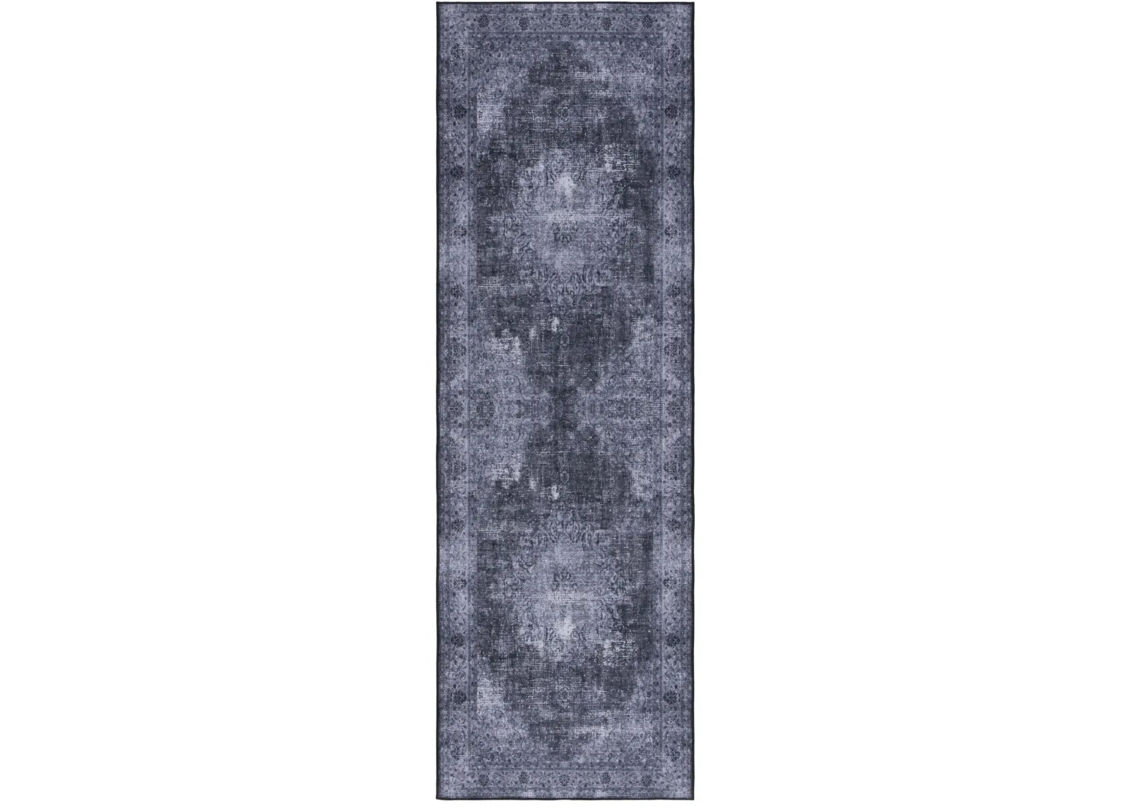 TUCSON 190 M/W S/R BLACK  2'-6' x 12' Runner Rug