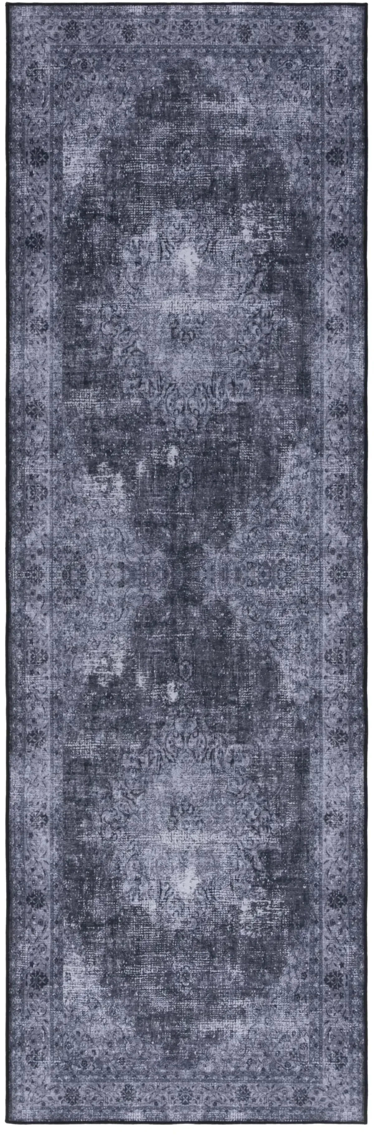 TUCSON 190 M/W S/R BLACK  2'-6' x 12' Runner Rug