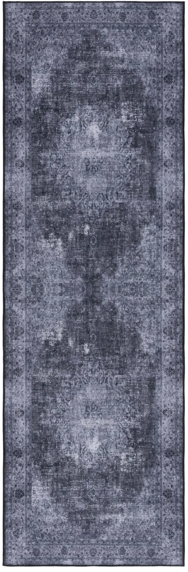 TUCSON 190 M/W S/R BLACK  2'-6' x 12' Runner Rug