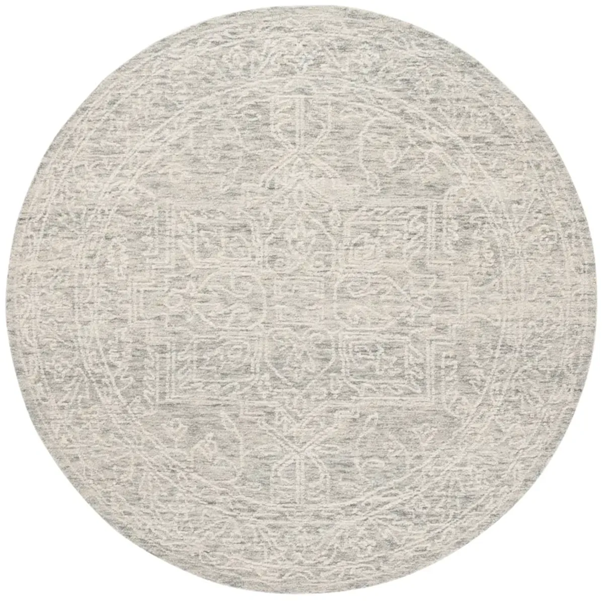 EBONY Hand Tufted 6' x 6' Round area rug