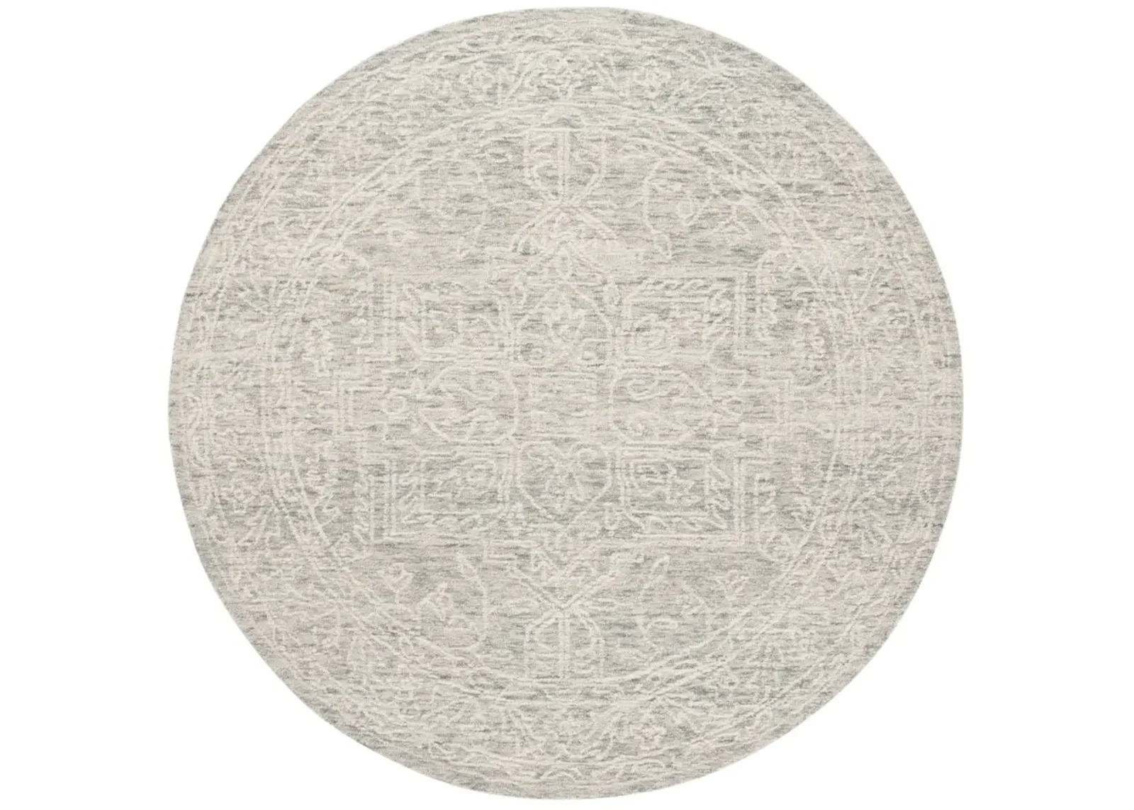 EBONY 311 IVORY  6' x 6' Round Round Rug