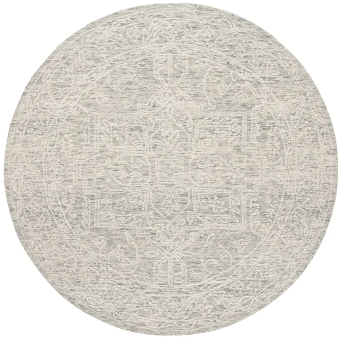 EBONY 311 IVORY  6' x 6' Round Round Rug