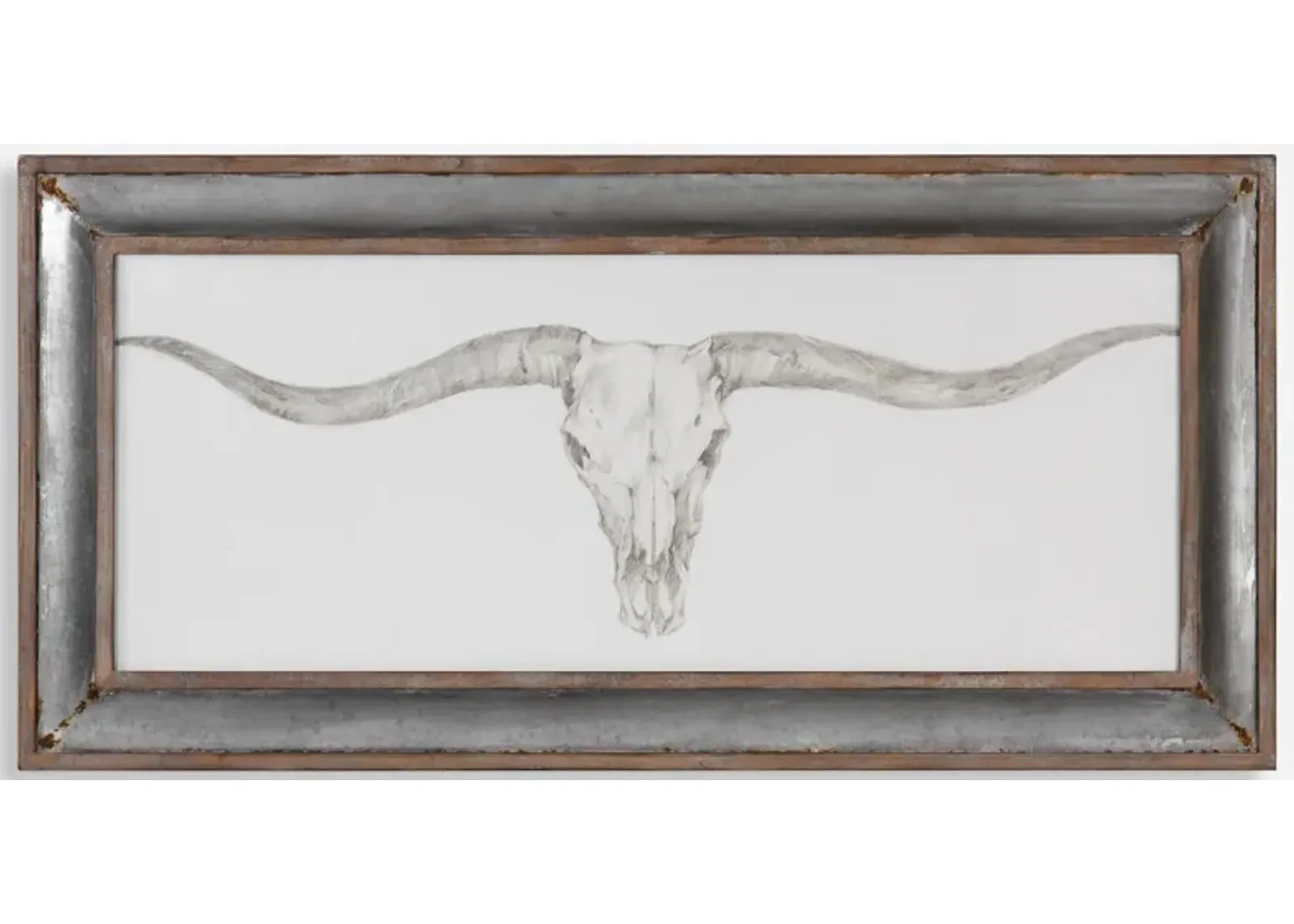 Western Skull Mount Print