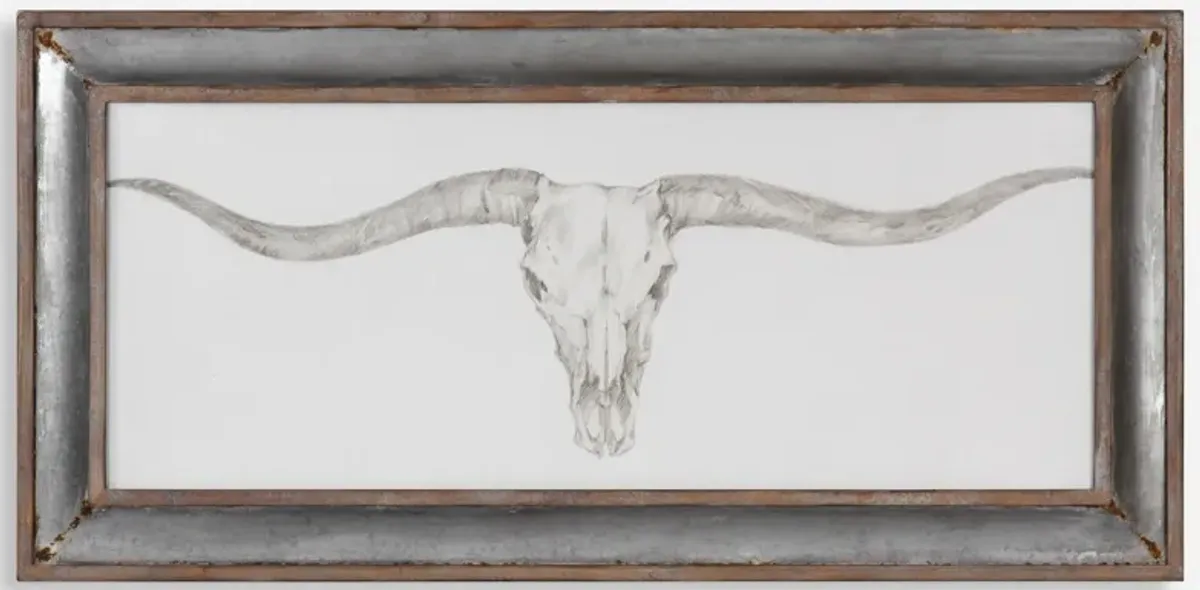 Western Skull Mount Print