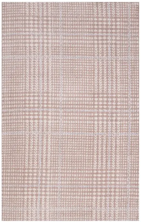 Kaja Abstract Plaid 5x8 Area Rug