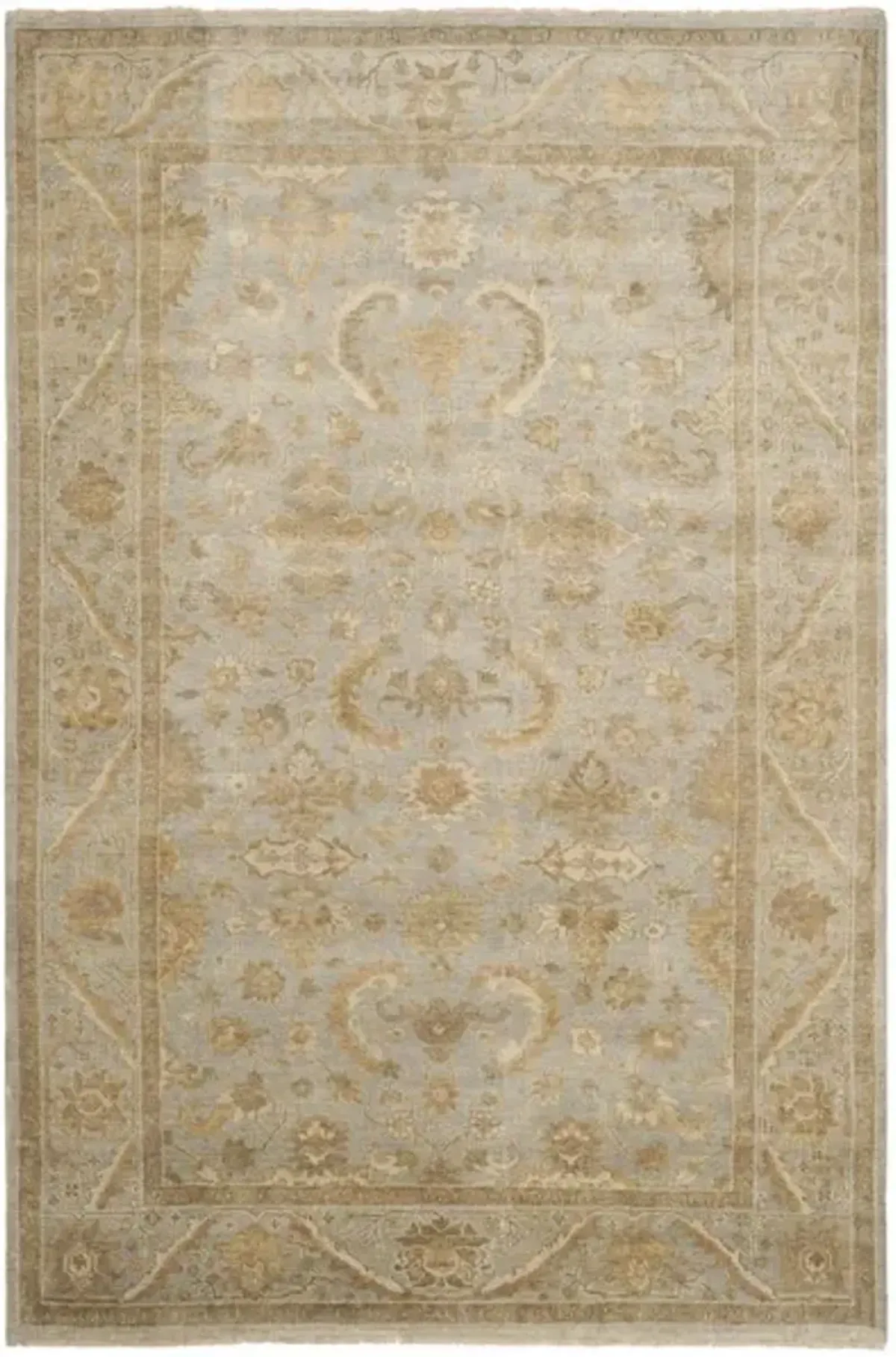 OUSHAK 154 Blue  8' X 10' Large Rectangle Rug
