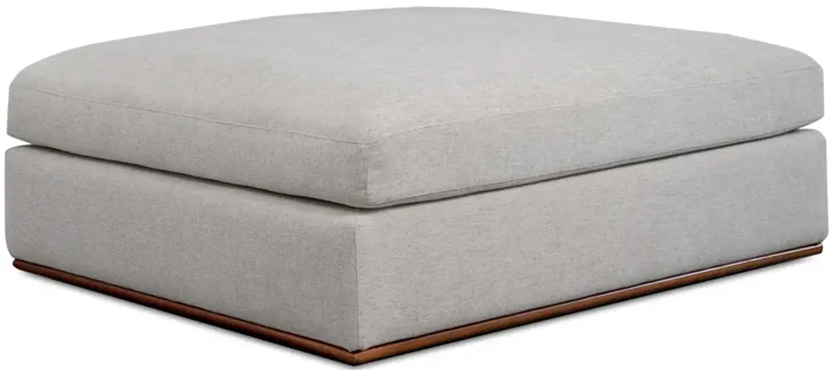 Rue Ottoman Flecked Grey