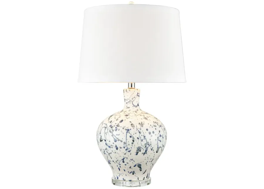 Rueben Crescent 27" High 1-Light Table Lamp - Blue