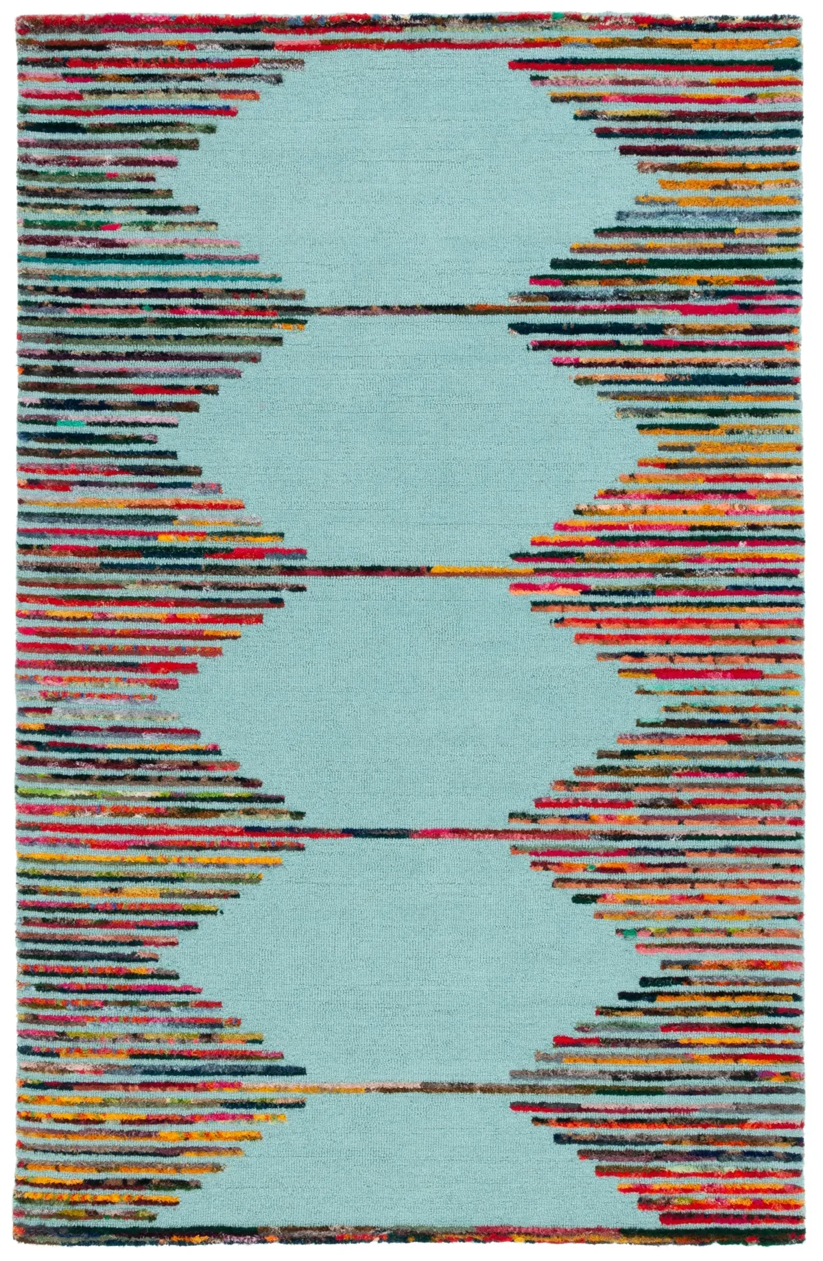 NANTUCKET 605 TEAL  4' x 6' Small Rectangle Rug