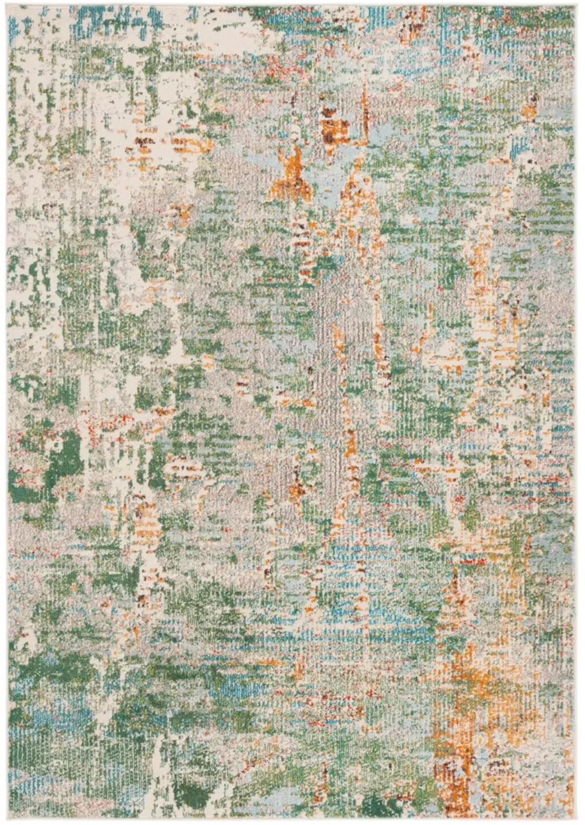 MADISON 457 GREEN  6' x 9' Medium Rectangle Rug