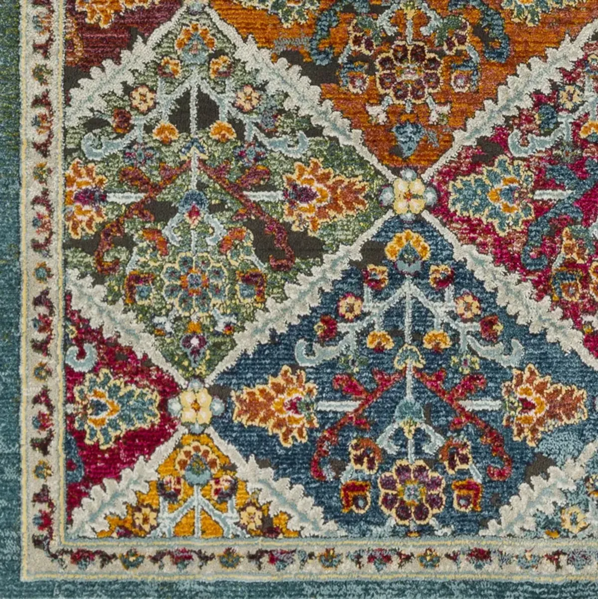 Herati HER-2304 2' x 2'11" Machine Woven Rug