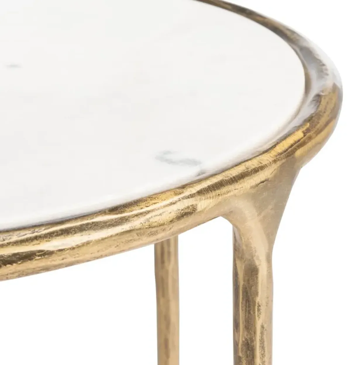 JESSA METAL ROUND END TABLE