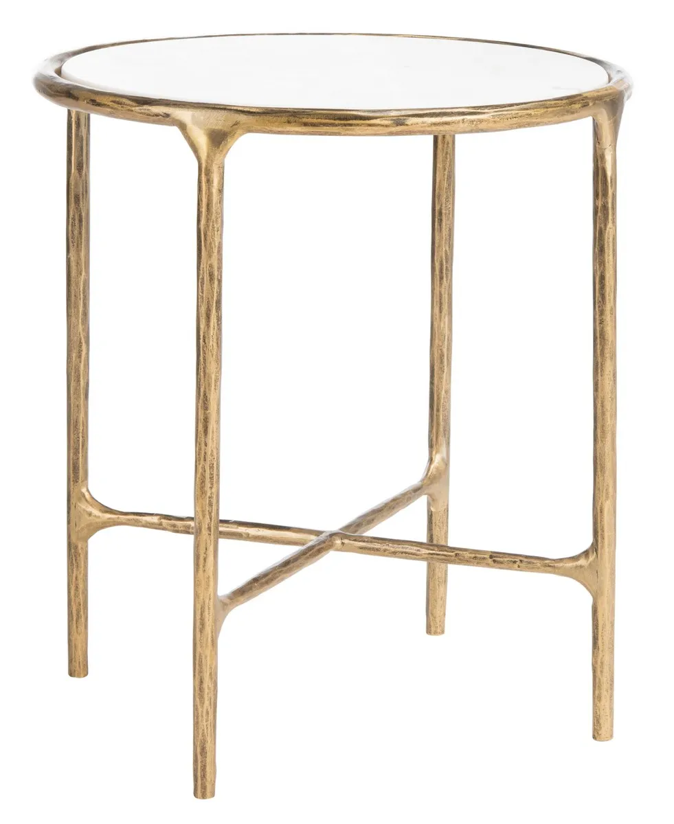 JESSA METAL ROUND END TABLE