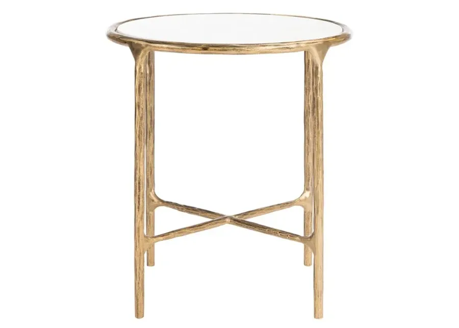 JESSA METAL ROUND END TABLE