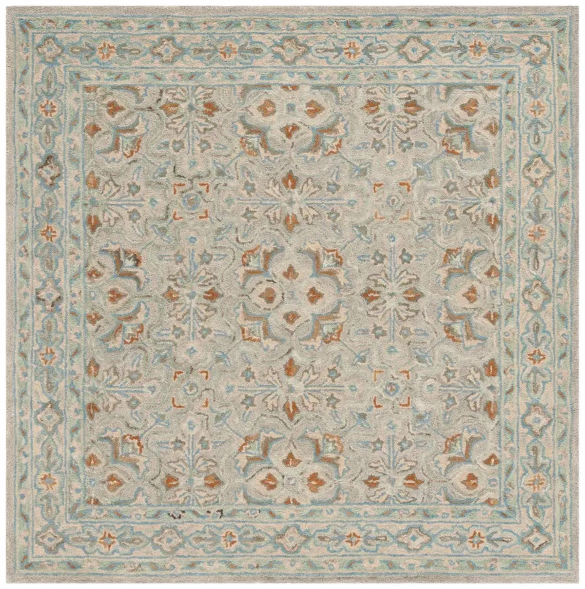 HERITAGE Hand Tufted 6' x 6' Square area rug